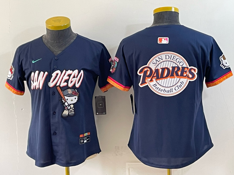 women San Diego Padres blank blue Nike 2026 MLB Jersey 0831006->women mlb jersey->Women Jersey